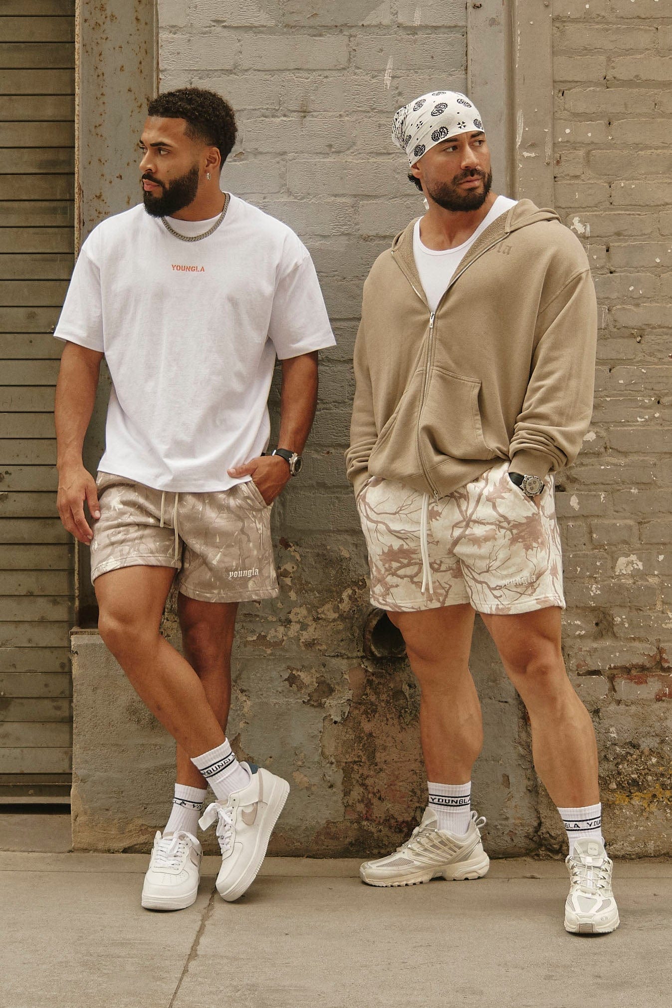 1118 - Tree Camo Cotton Shorts